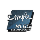 Sticker | s1mple | MLG Columbus 2016