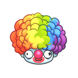 Sticker | Clown Wig