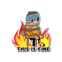 Sticker | This Is Fine (H)
