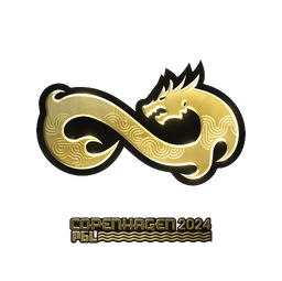 Sticker | Eternal Fire (Gold) | Copenhagen 2024