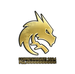 Sticker | Team Spirit (Gold) | Copenhagen 2024