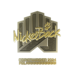 Sticker | NickelBack (Gold) | Copenhagen 2024