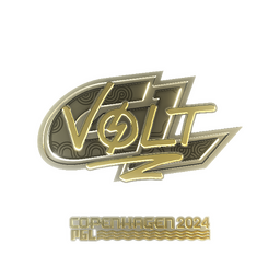 Sticker | volt (Gold) | Copenhagen 2024