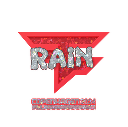 Sticker | rain (Glitter) | Copenhagen 2024