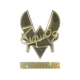 Sticker | ZywOo (Gold) | Copenhagen 2024 image