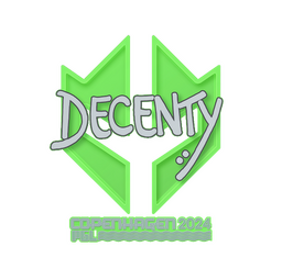 Sticker | decenty | Copenhagen 2024