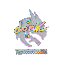 Sticker | donk (Holo) | Copenhagen 2024