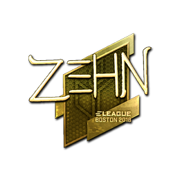 Sticker | zehN (Gold) | Boston 2018 image