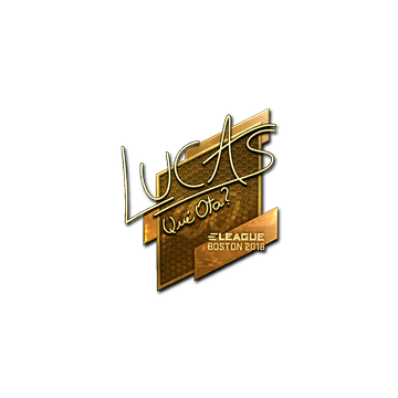 Mercado da Comunidade Steam :: Anúncios para Sticker, LUCAS1 (Gold)