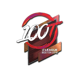 Sticker | 100 Thieves (Holo) | Boston 2018 image