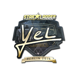 Sticker | yel (Gold) | Berlin 2019 image