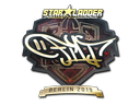 Sticker | FL1T (Gold) | Berlin 2019