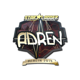 Sticker | AdreN (Gold) | Berlin 2019 image