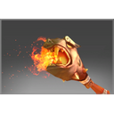 Inscribed Flaming Scepter of Ancestral Luck