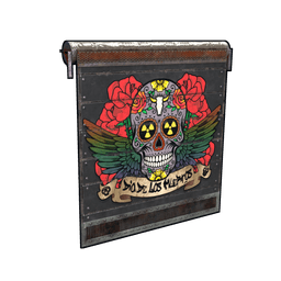 Dia De Los Muertos Garage Door