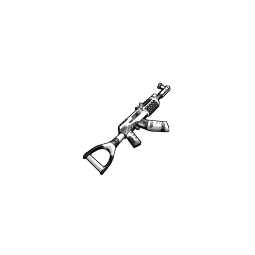 Скин No Mercy AK47 в Rust