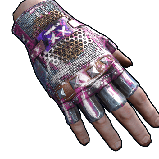 Apocalyptic Knight Leather Gloves