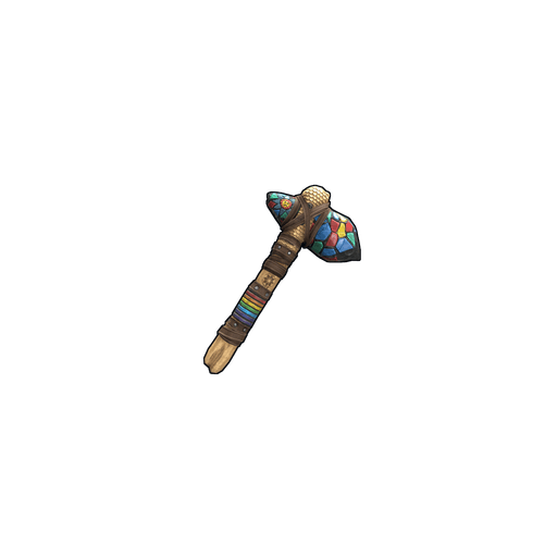 Скин Mosaic Stone Hatchet в Rust