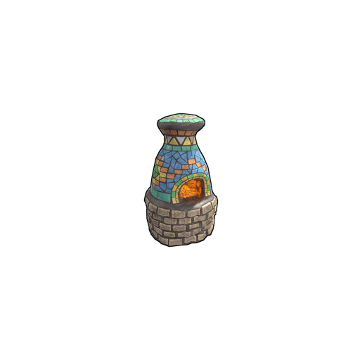 Скин Mosaic Furnace в Rust