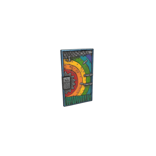 Скин Rainbow Door в Rust