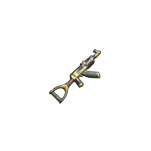 Скин Caution AK47 в Rust