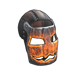Скин Glowing Metal Pumpkin Mask