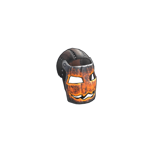 Скин Glowing Metal Pumpkin Mask в Rust