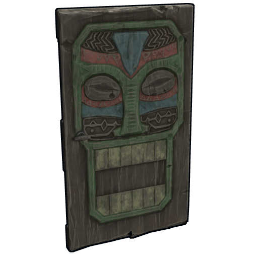 Forgotten Temple Door