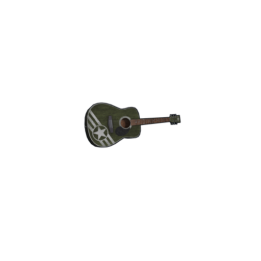 Скин Army Acoustic Guitar в Rust