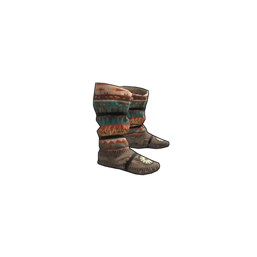 Скин Native American Hide Shoes в Rust