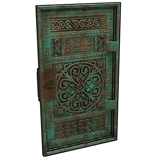 Corroded Bronze Door