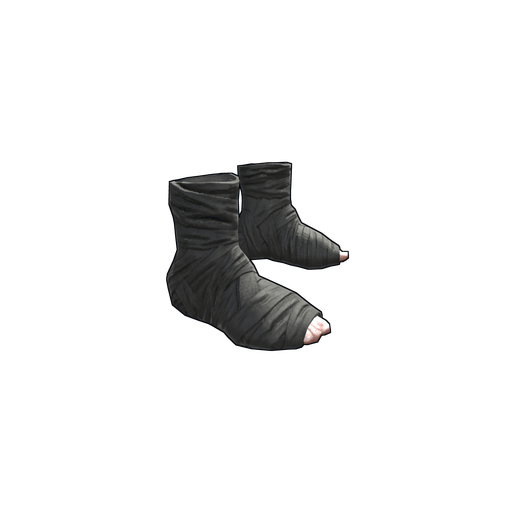 Скин Burlap Ninja Slippers в Rust