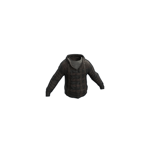 Скин Leather Strapped Hoodie в Rust