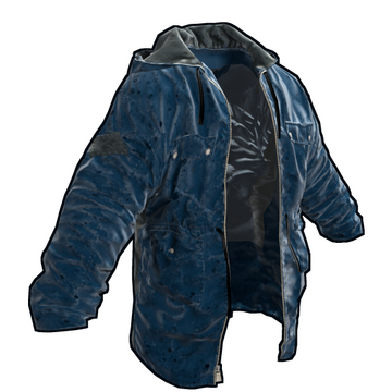 Blue hot sale transparent jacket