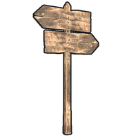 Double Sign Post