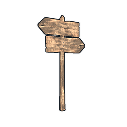 Double Sign Post