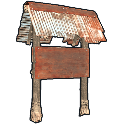 Two Sided Town Sign Post