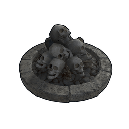 Скин Skull Fire Pit