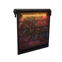 Скин Wolf King Garage Door
