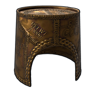 Gold Chains Bucket Helmet