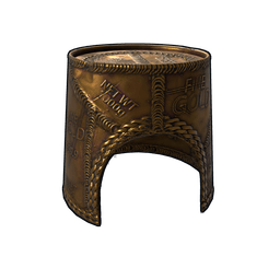 Скин Gold Chains Bucket Helmet