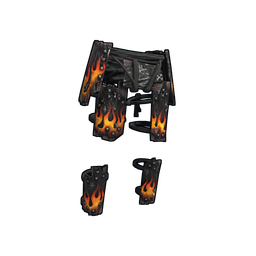 Скин Flame Anarchy Wood Armor Pants