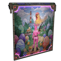 Easter Madness Garage Door