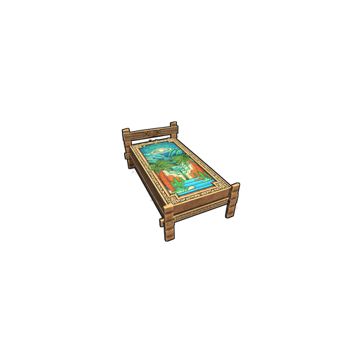 Скин Oasis Bed в Rust