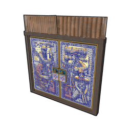Скин Porcelain Sheet Metal Double Door