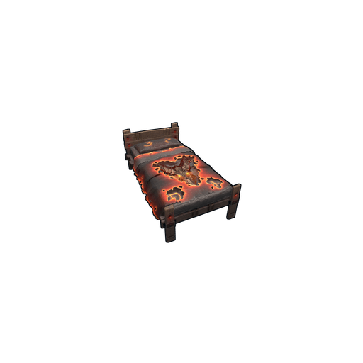 Скин Molten Visage Bed в Rust