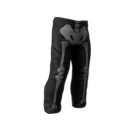 Скин Skeleton Costume Burlap Pants