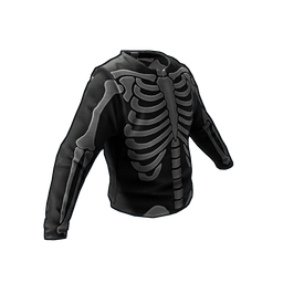 Скин Skeleton Costume Burlap Shirt