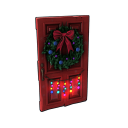 Скин Christmas Wooden Door