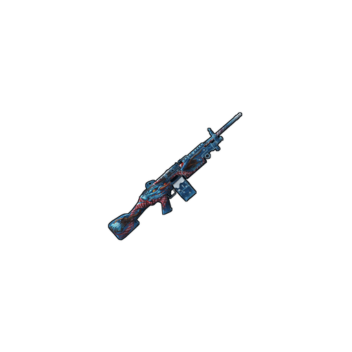Скин Evil Snowman M249 в Rust